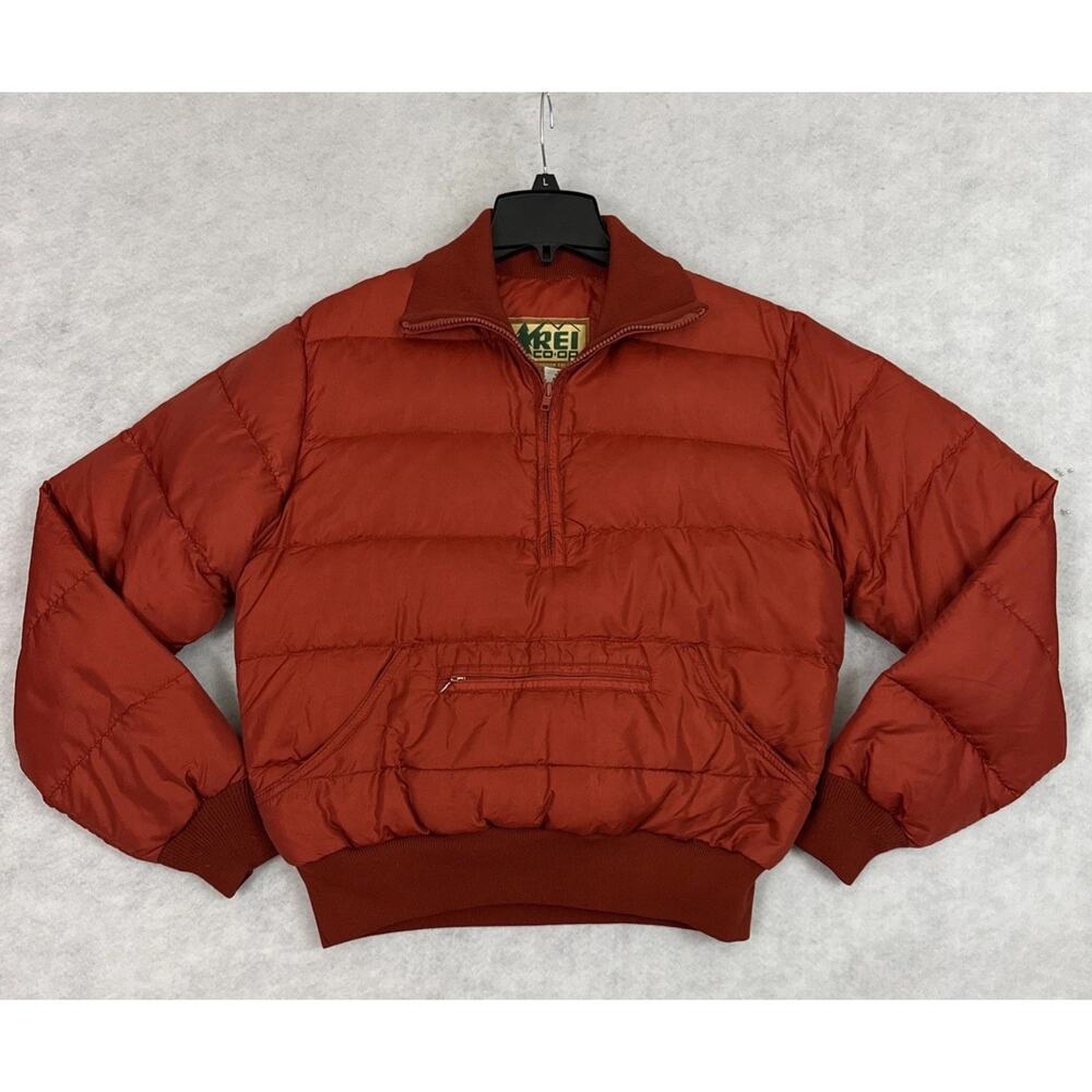 Vintage REI CO-OP Womens S Down Jacket Puffer 1/2 Half Zip Pulllover 80’s USA - Picture 6 of 10